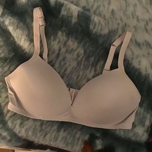 This is a gray bra.
